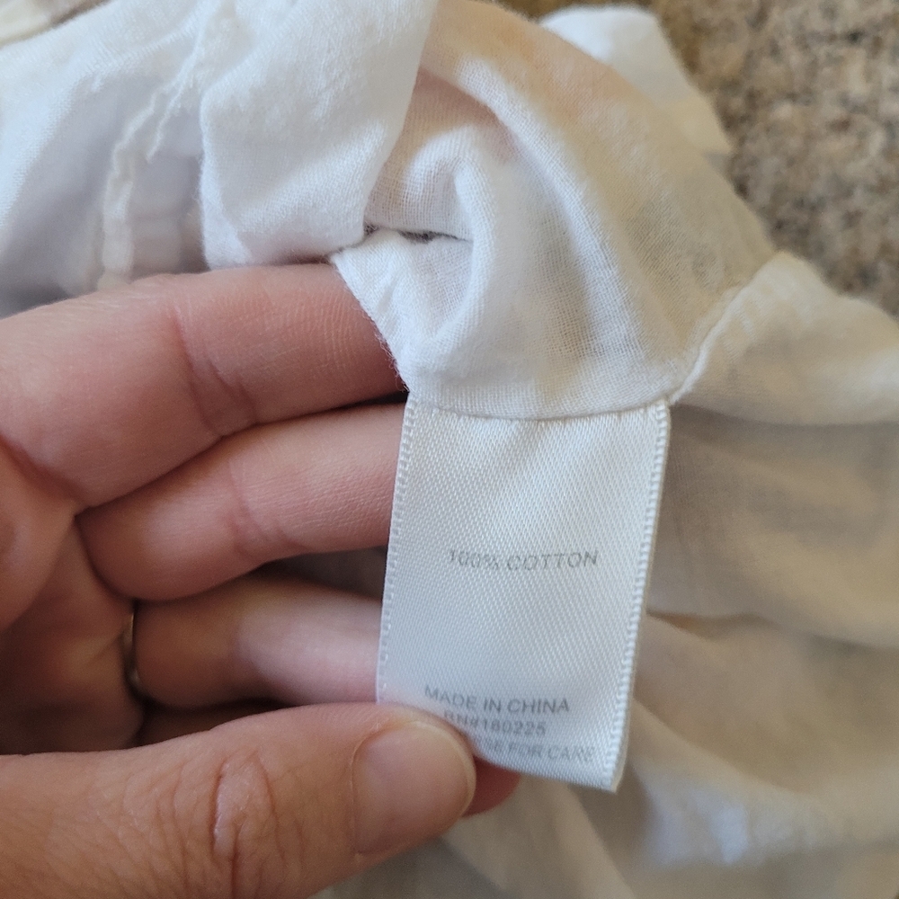 StitchDrop Womens Cotton Tiered Striped Dress Size Small - Picture 5 of 6